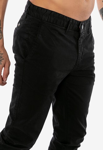 Redbridge Regular Chino Pants 'Luton' in Black