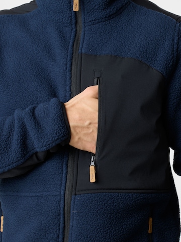 SWEDEMOUNT Fleece jas 'Nordkap' in Blauw