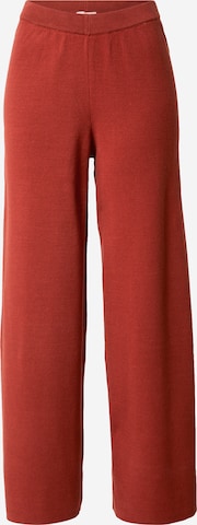 Esmé Studios Wide Leg Hose 'Libby' in Braun: predná strana