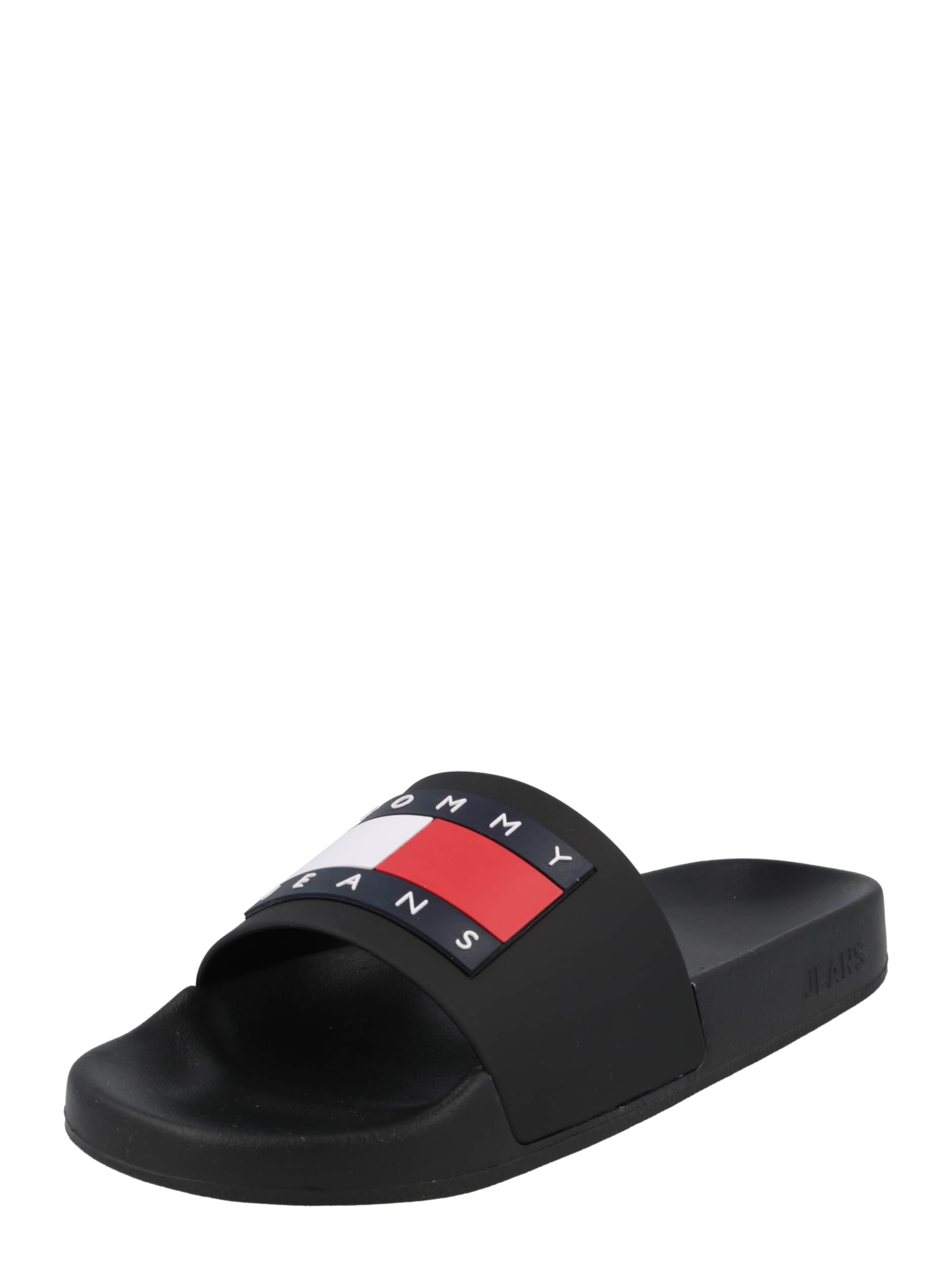 Tommy Jeans Šľapky 'Ess' - Čierna: predná strana