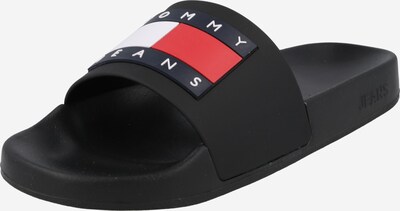 Tommy Jeans Badeschuh in navy / rot / schwarz / weiß, Produktansicht