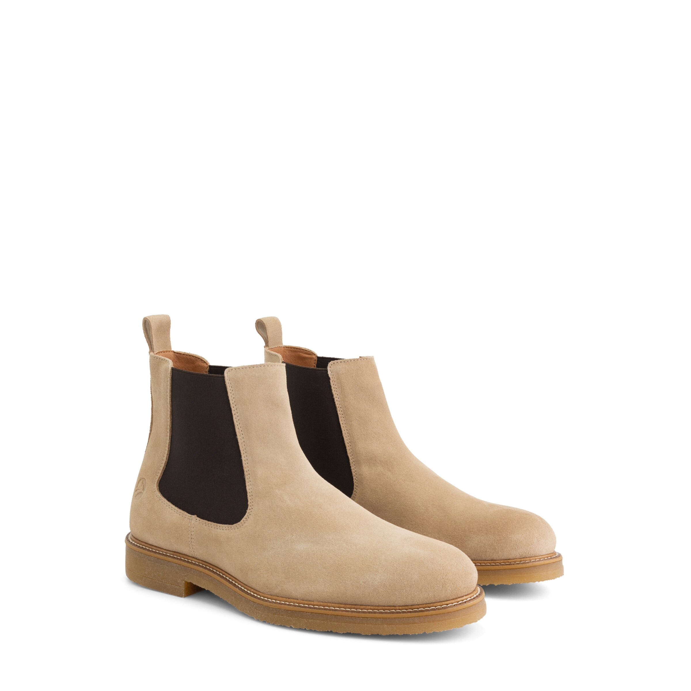 Travelin Chelsea Boots 'Ealing' i beige