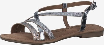 TAMARIS Strap Sandals in Silver: front