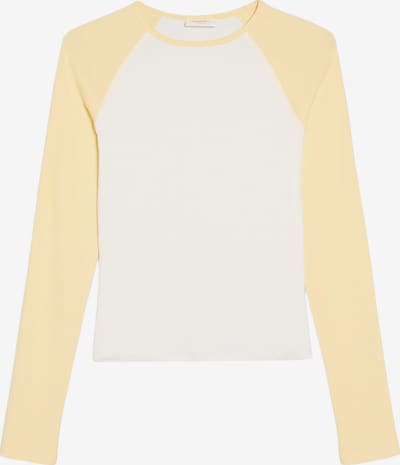Bershka Shirt in XS in de kleur Geel / Wit, Productweergave