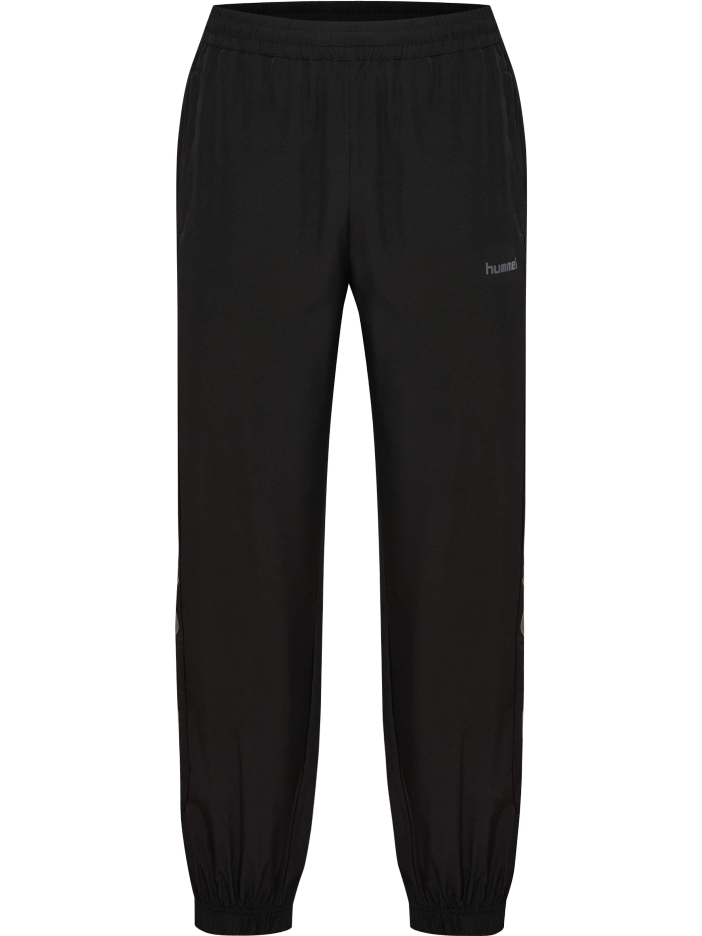 Regular Pantalon de sport Hummel en noir : devant