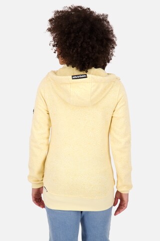 Alife and Kickin Sweat jacket 'Yasmin' in Yellow