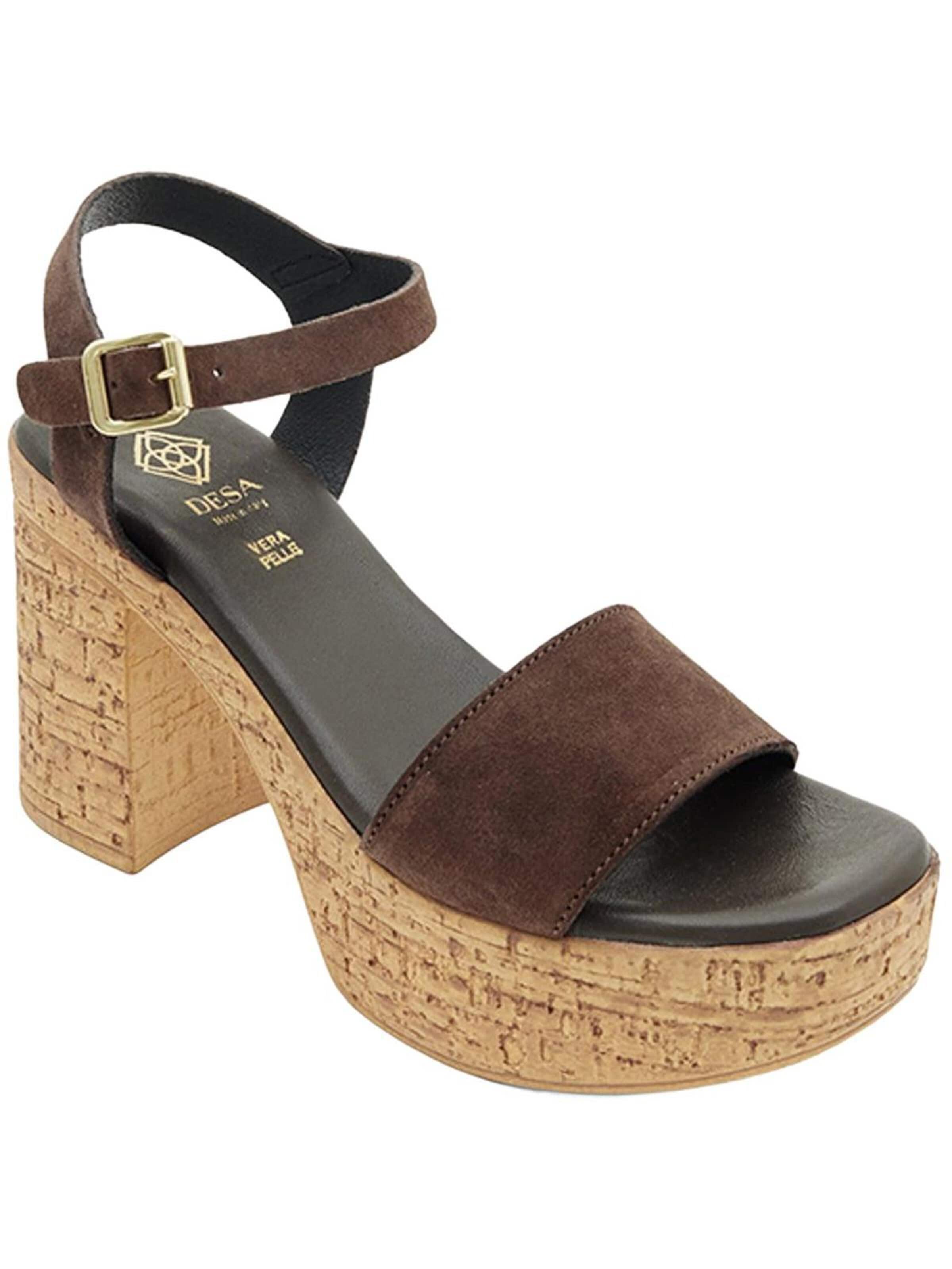 Desa Sandal 'Plateau-Sandalen' in Brown