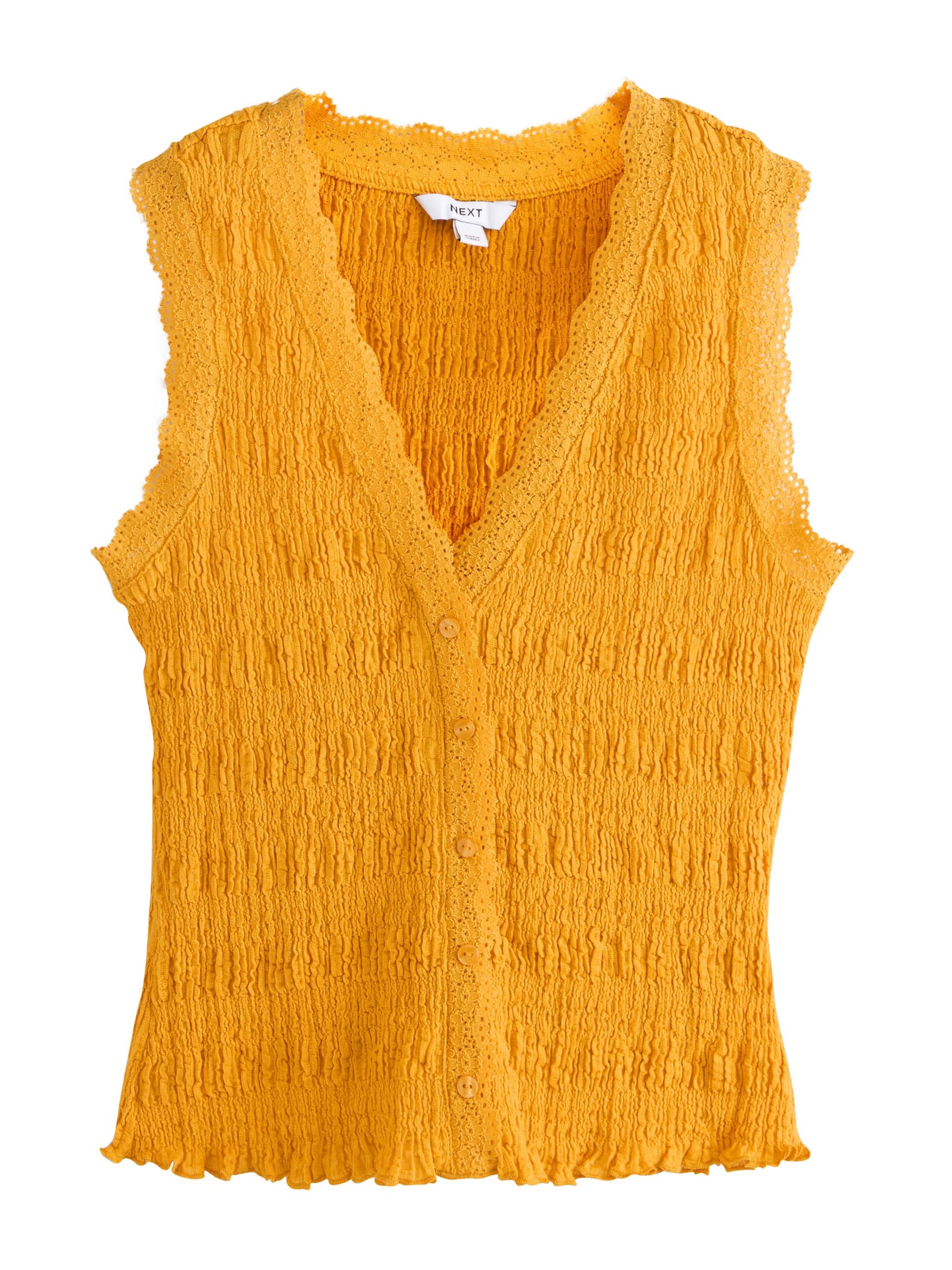 Next Blouse in Geel: voorkant