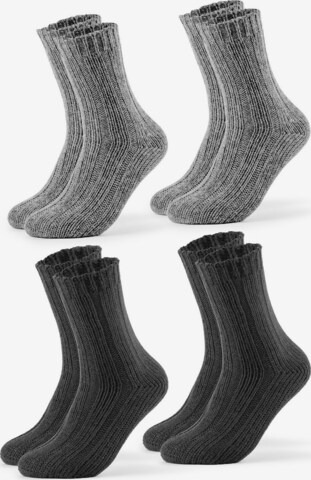 Chaussettes 'Alpaka Sol' Occulto en gris : devant