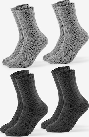 Occulto Socken 'Alpaka Sol' in Grau: predná strana