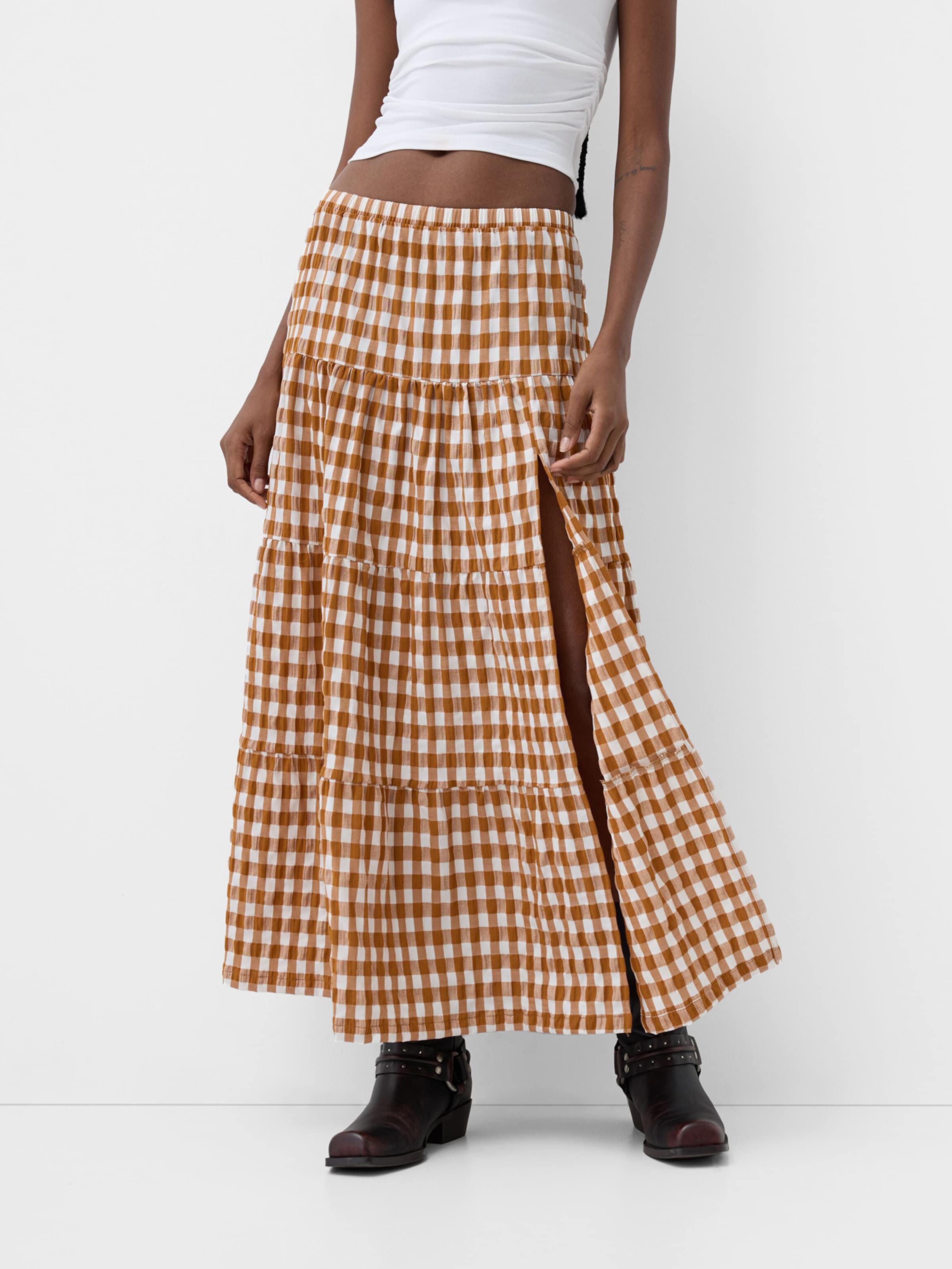 Jupe Bershka en Caramel ABOUT YOU