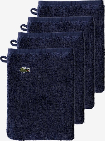 LACOSTE Handtuch 'LLECROCO' in Blau: Vorderseite