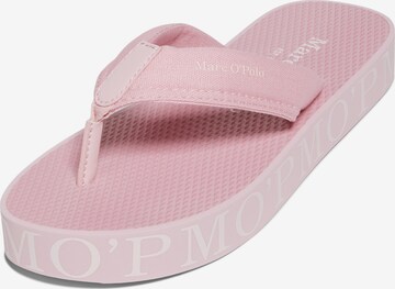 Marc O'Polo Teenslipper 'Janna' in Roze: voorkant