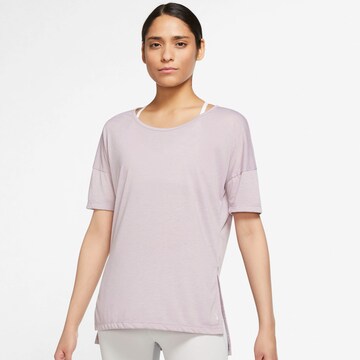 NIKE Functioneel shirt in Lila: voorkant