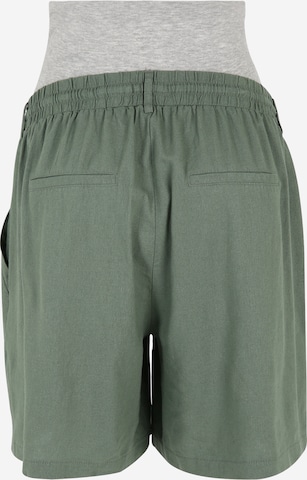 Loosefit Pantaloni 'BEACH' di Mamalicious Curve in verde