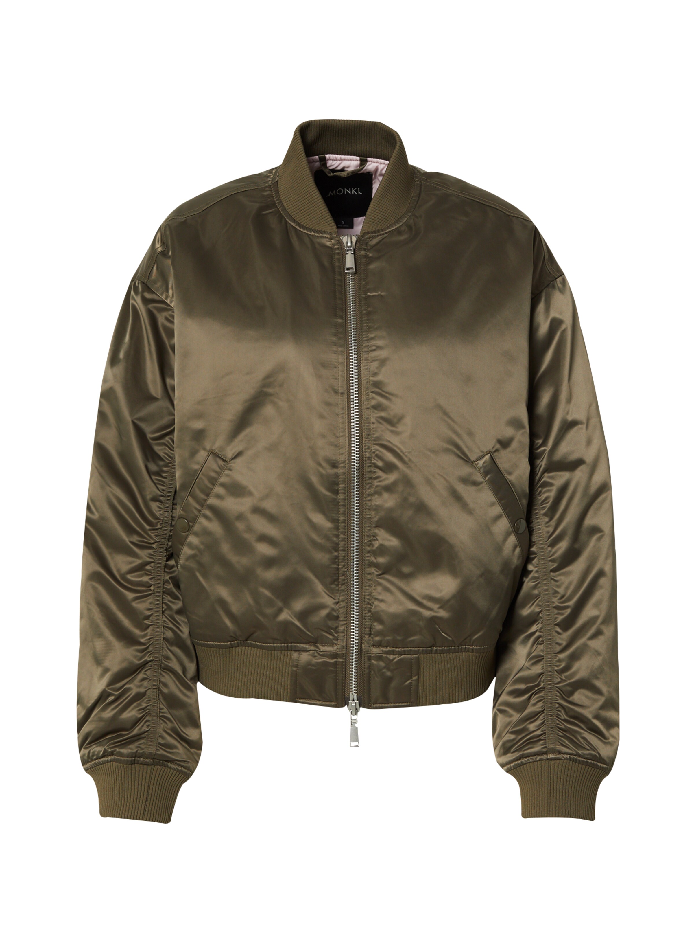 Monki Between-season jacket in Green: front