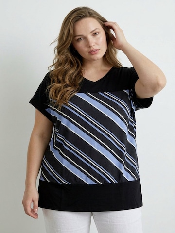 Stil Diva Shirt in Schwarz: Vorderseite