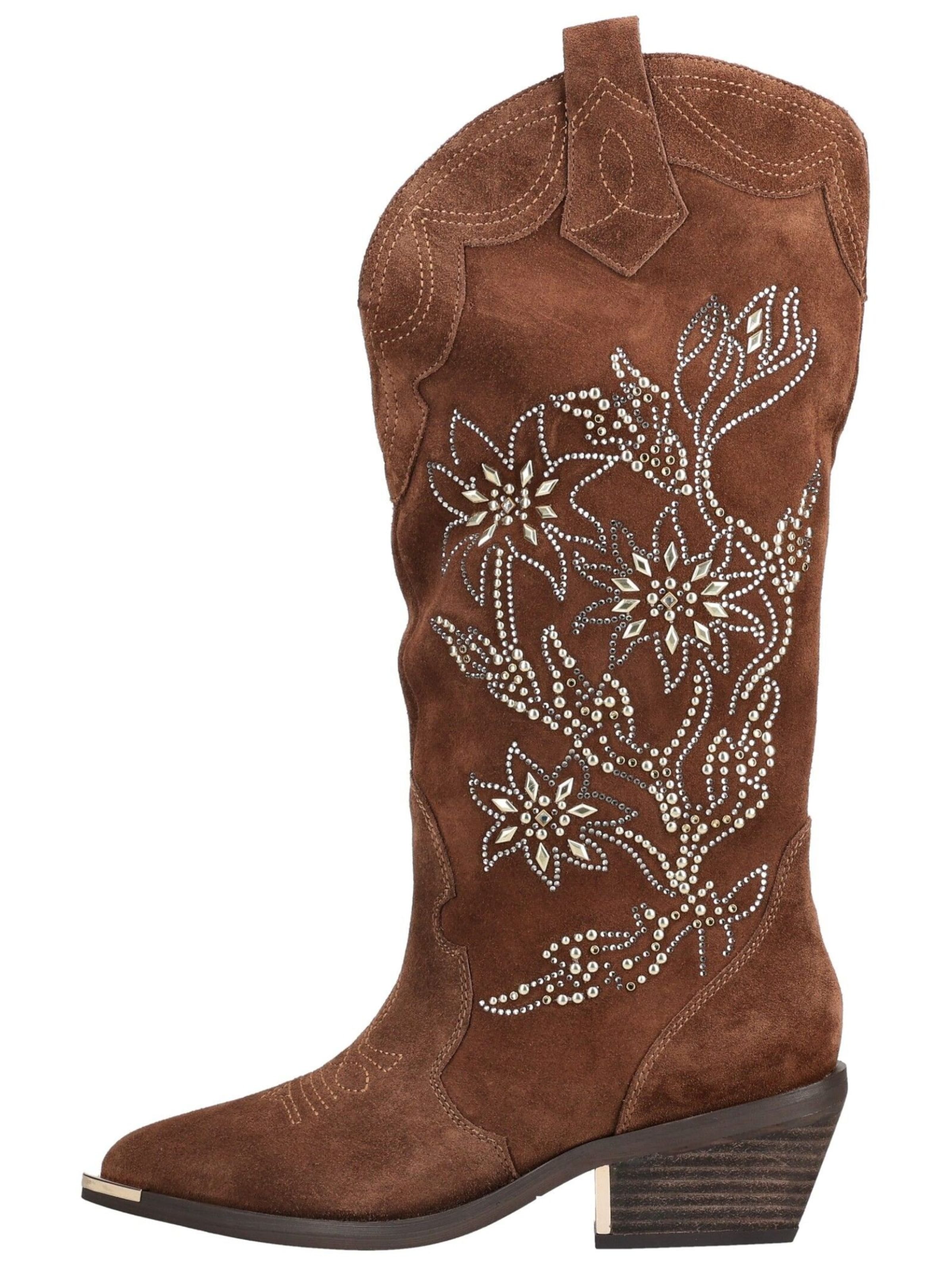 Alma En Pena Cowboy boot in Beige