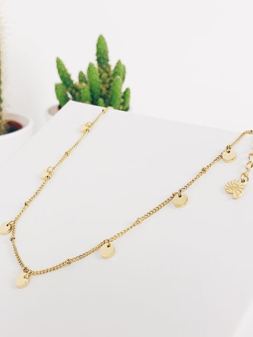 Hey Happiness Kette 'Looped' in Gold