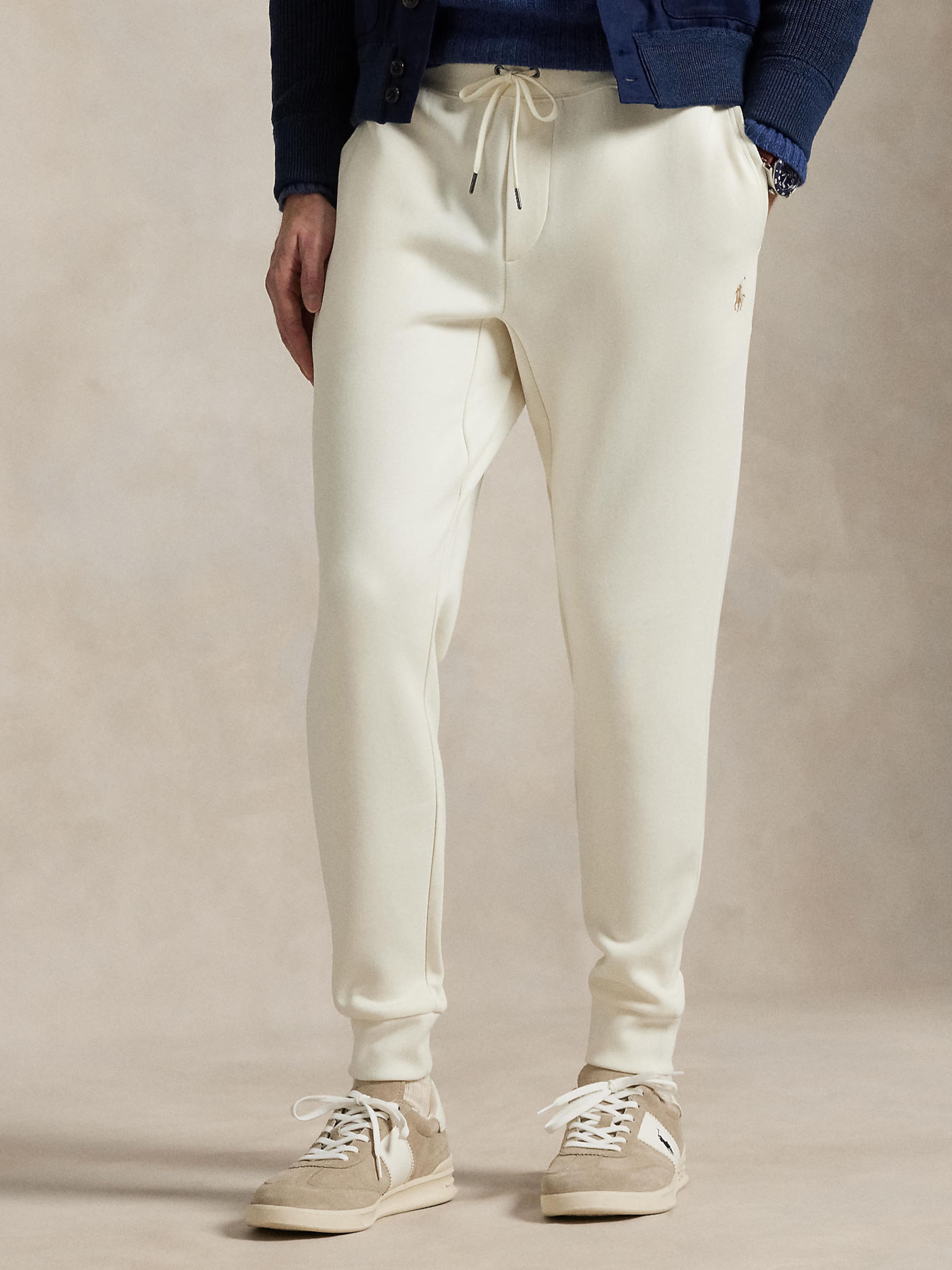 louren waist belt tapered pants(white)