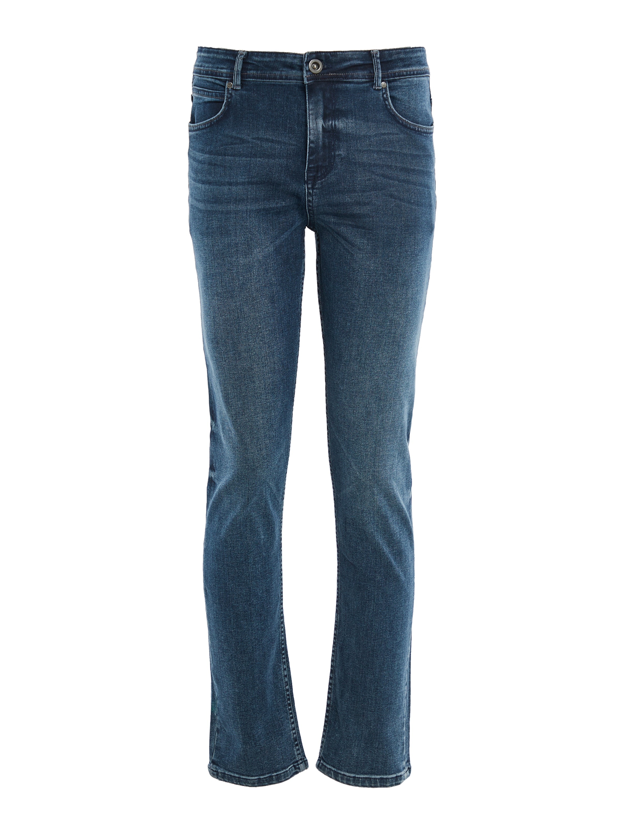 Threadbare Slimfit Jeans 'Lancaster' in Blauw: voorkant