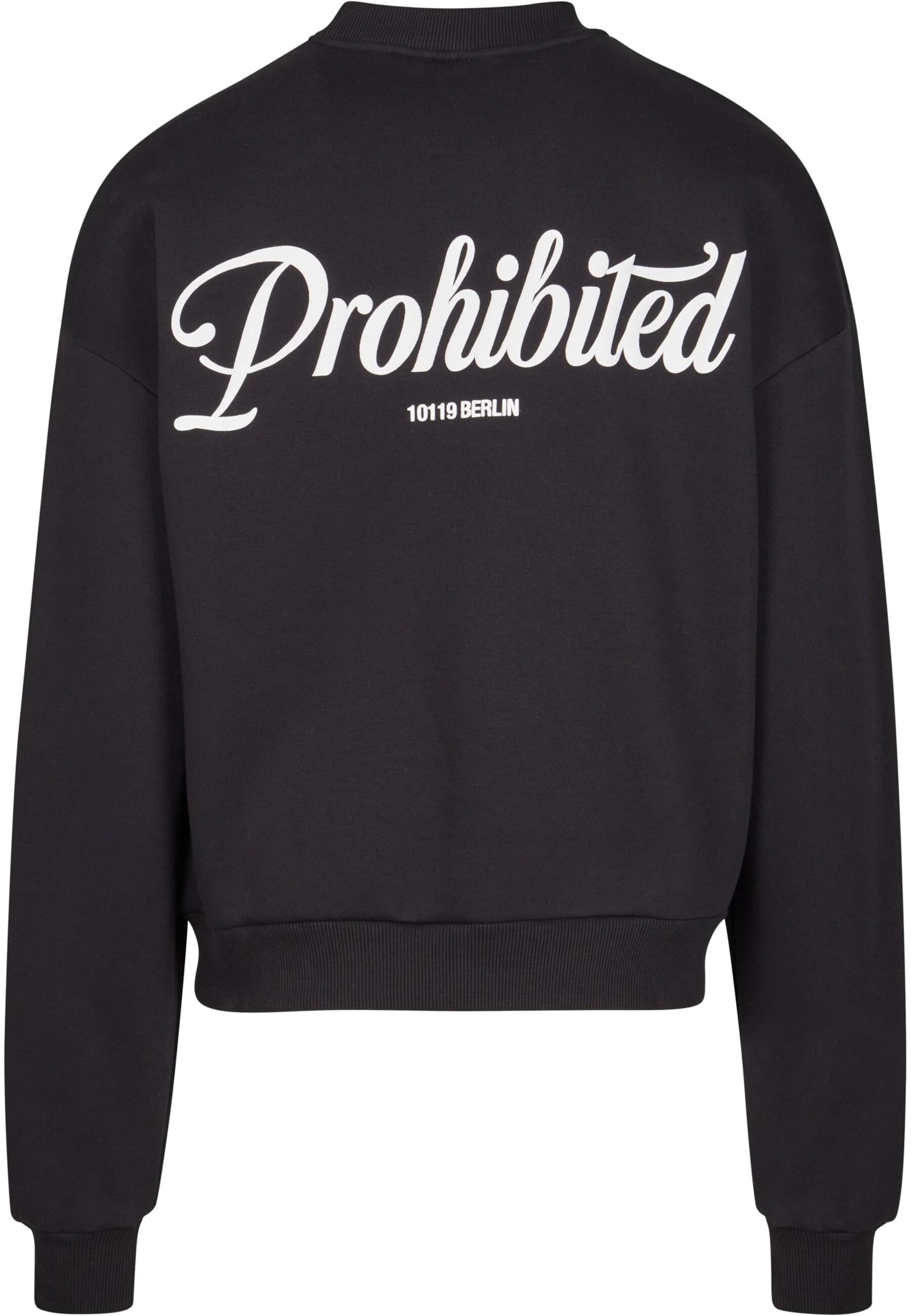 Felpa di Prohibited in nero