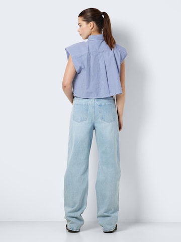 Noisy may Bluse 'KATRINE' in Blau