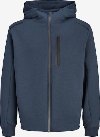 JACK & JONES - Sudadera con cremallera 'JCOFusion' en azul: frente