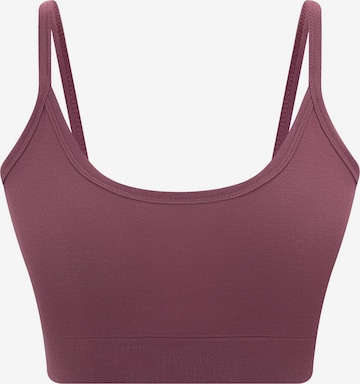 Albero Natur Top 'Bustier aus Bio-Baumwolle' in Red: front