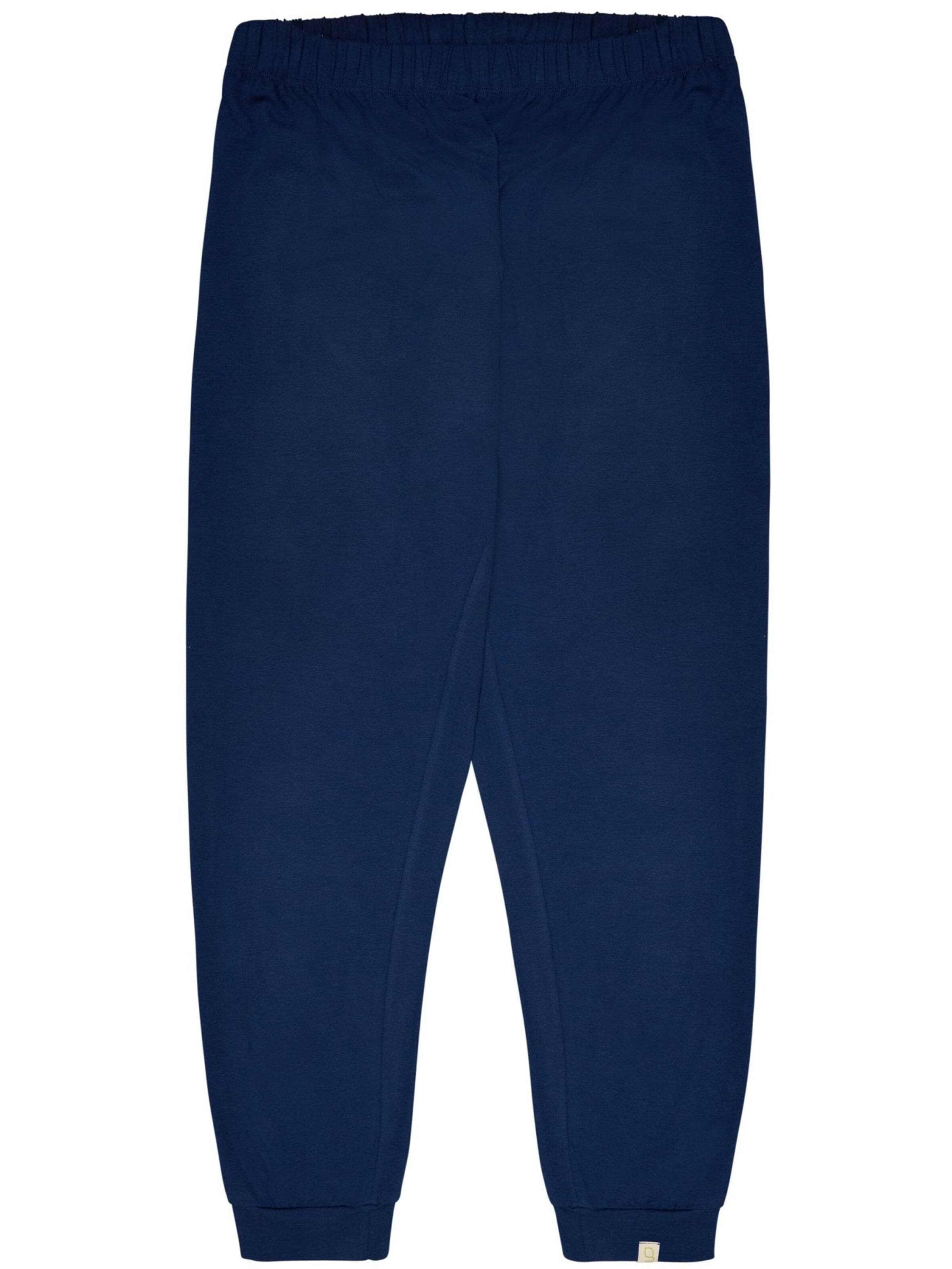 greenjama Pajama Pants in Blue: front