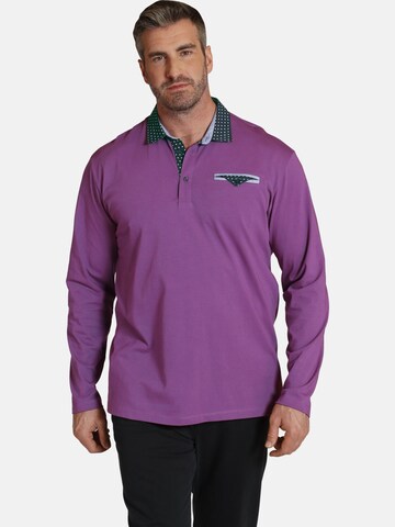 Charles Colby Shirt 'Earl Wyett' in Purple: front