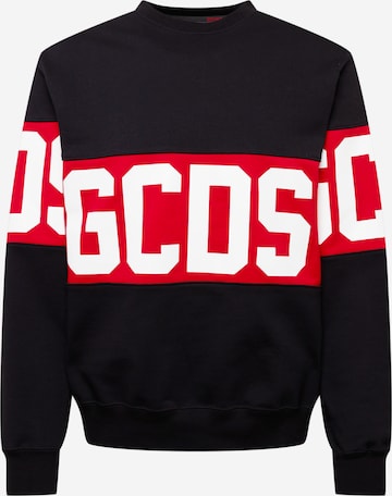 GCDS Sweatshirt in Black: front