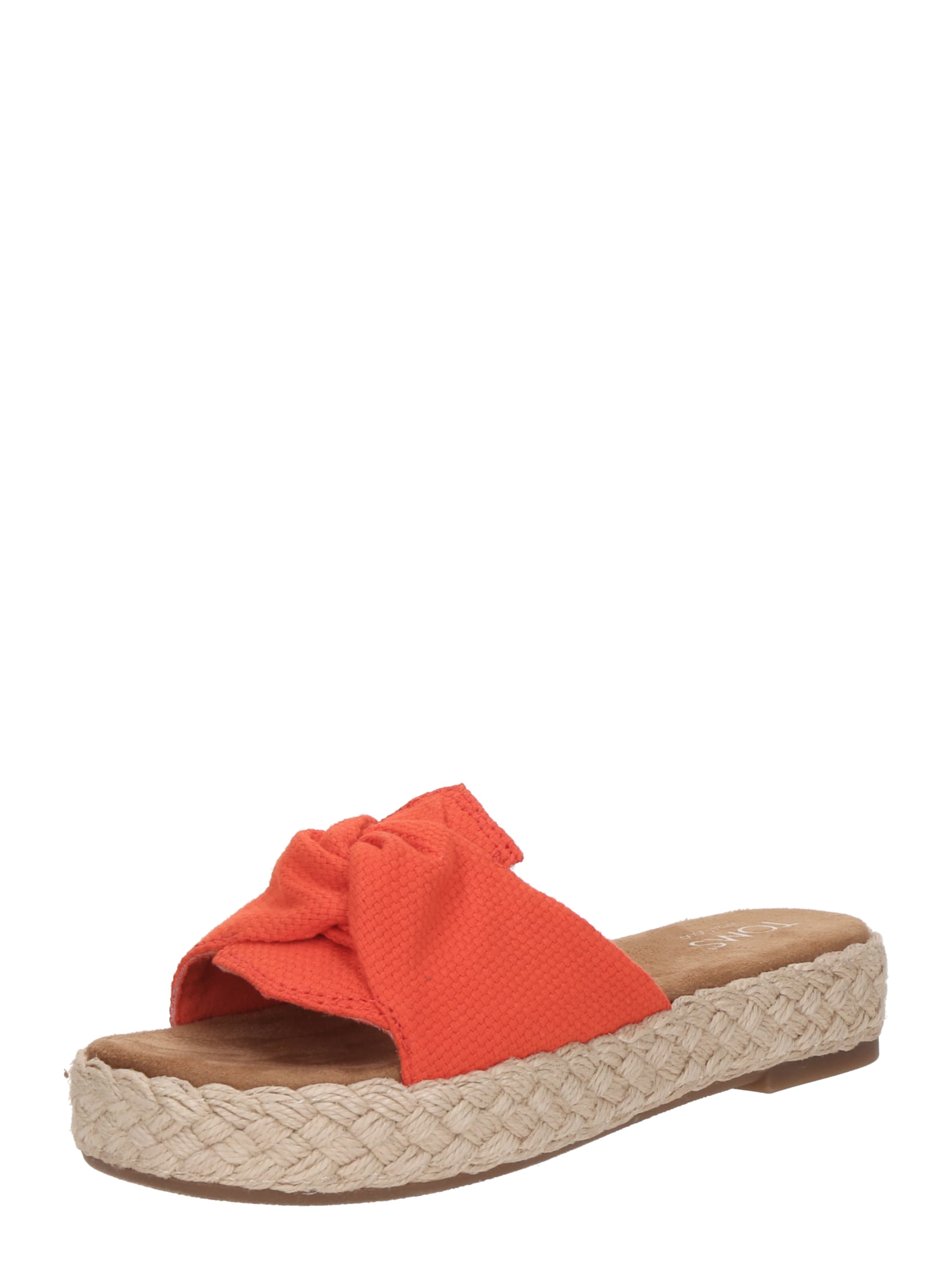 TOMS Mules 'ABBY' in Red: front