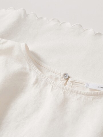 Robe 'ALMOND' MANGO en blanc