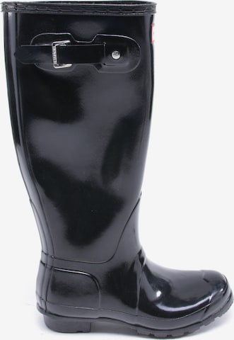 HUNTER Dress Boots in 38 in Black: front