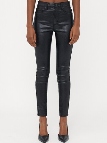 Only Petite Skinny Jeans 'ONLROYAL' in Black: front
