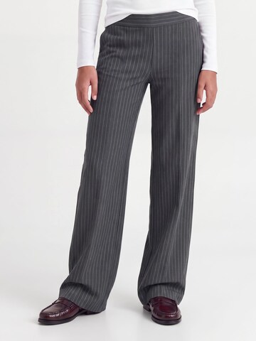 JJXX Regular Broek 'JXIda Nancy' in Grijs: voorkant