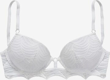 LASCANA Bra in White: front