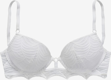 LASCANA Push-up BH in Wit: voorkant