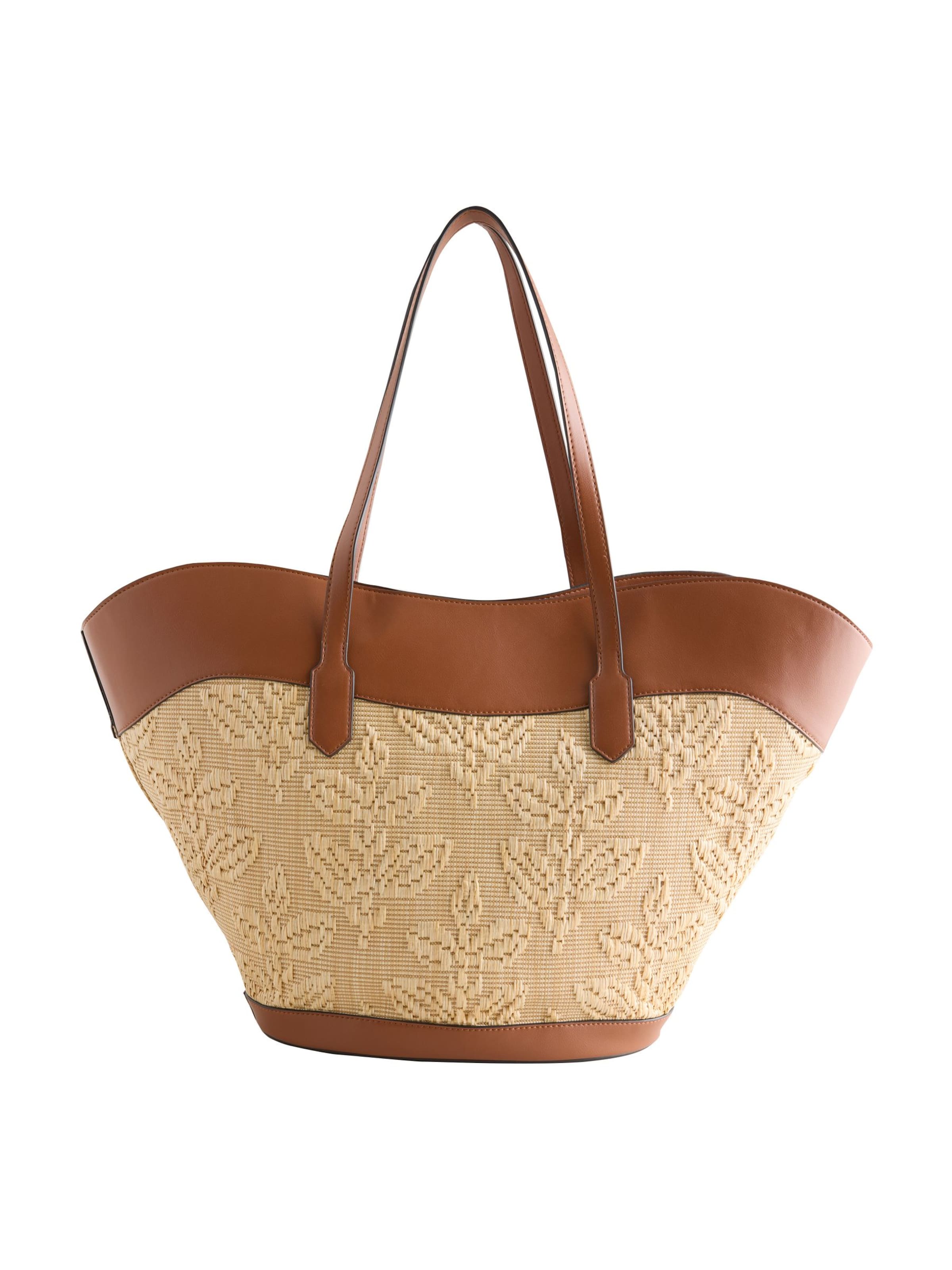 Next Шоппер в Бежевый: спереди