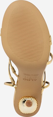 ALDO Sandal 'BAMBA' i guld