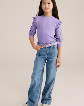 T-Shirt WE Fashion en violet