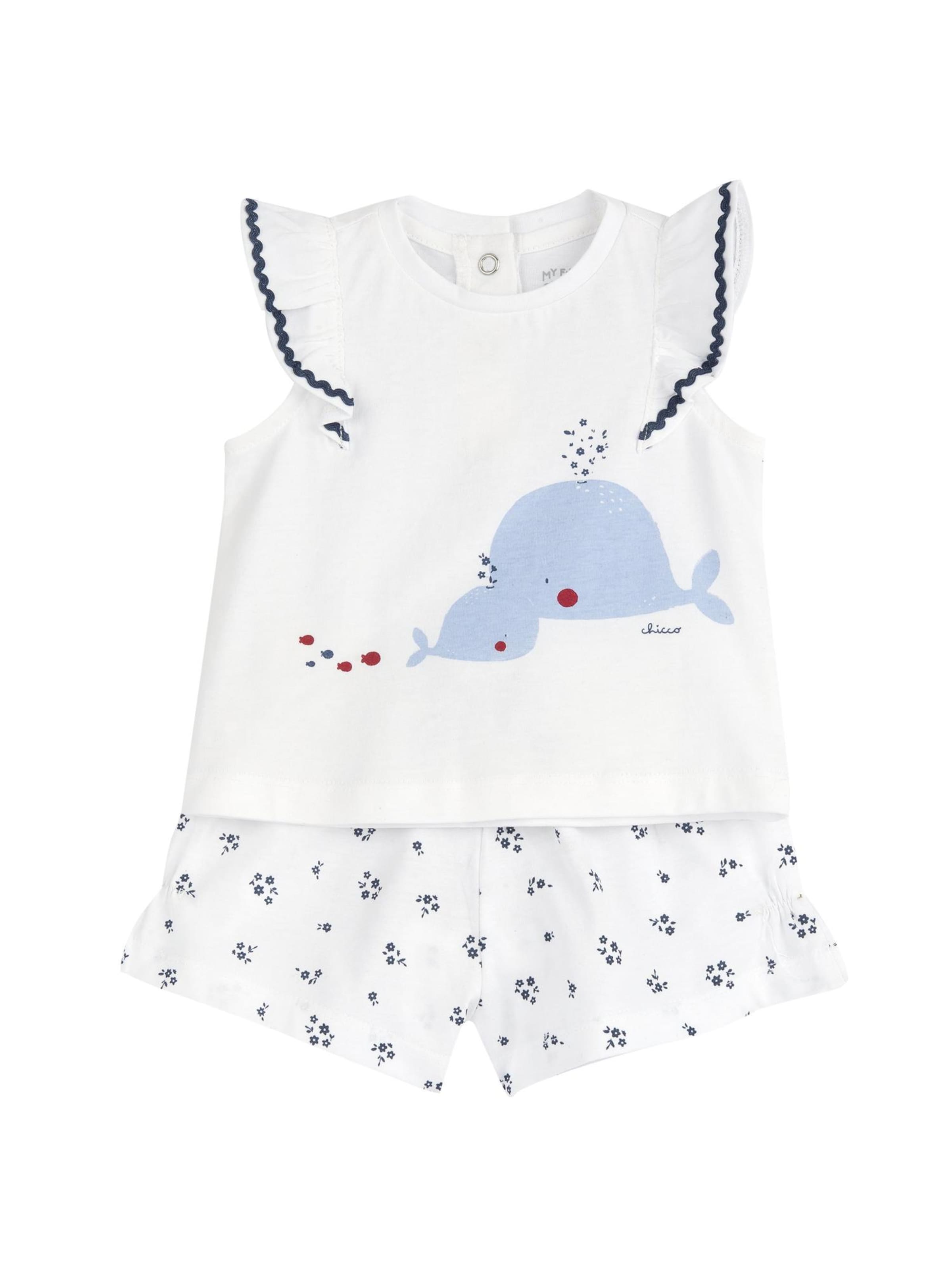 Set Chicco en blanc : devant