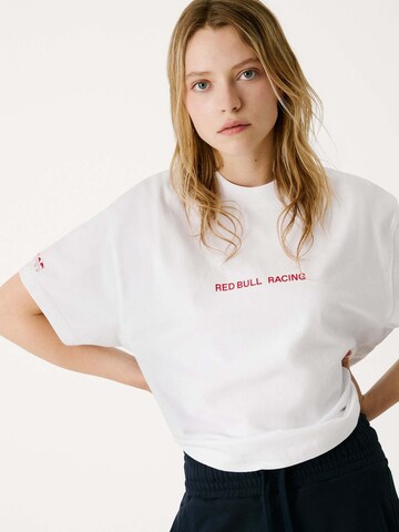 T-shirt 'Red Bull Racing x Pepe Jeans Club 2' Red Bull Racing x Pepe Jeans en blanc