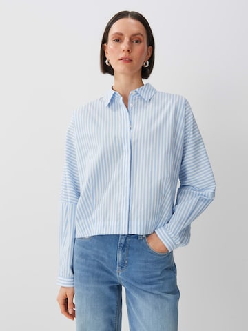 Someday Blouse 'Zesto' in Blauw: voorkant