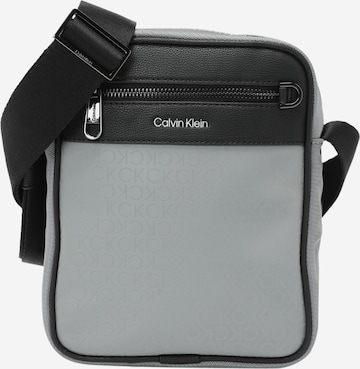 Calvin Klein Crossbody bag in Grey: front