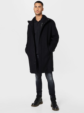 Manteau mi-saison 'Rauken' DRYKORN en noir