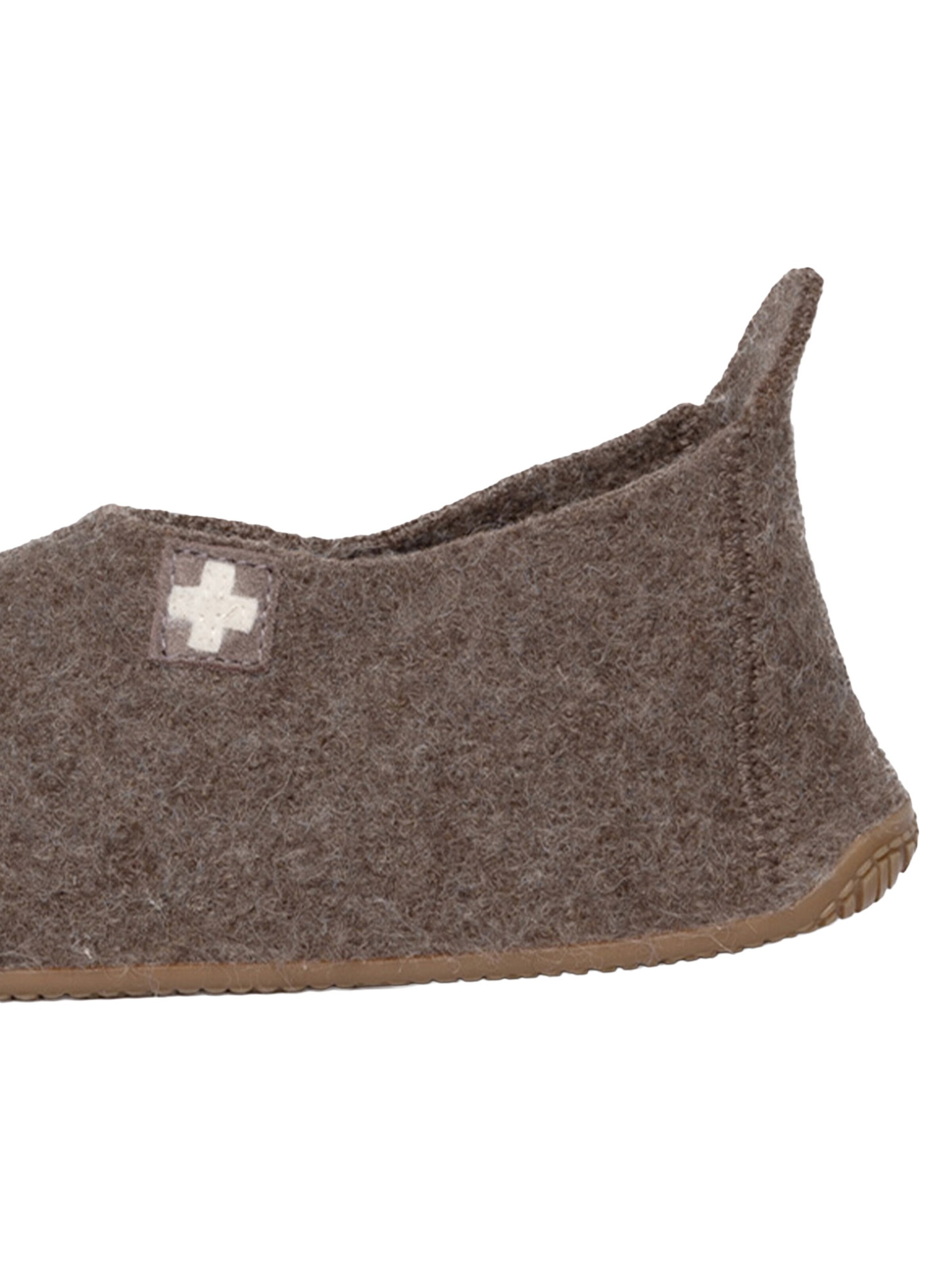 Living Kitzbühel Hausschuh 'Schurwolle'‌‌ in Braun