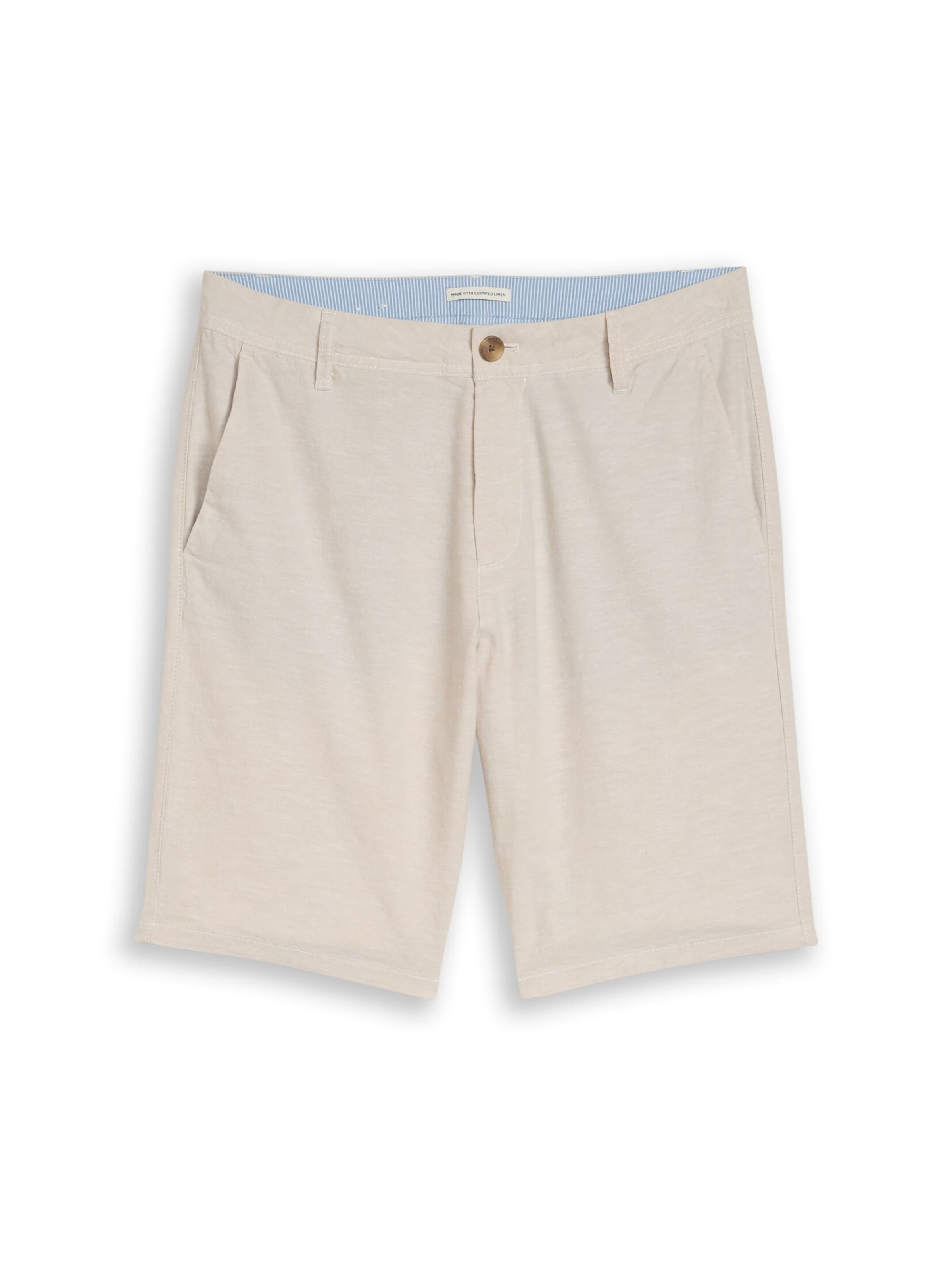 TOM TAILOR Regular Chino Pants in Beige: front