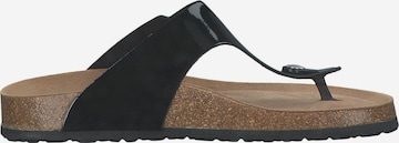 TAMARIS T-bar sandals in Black